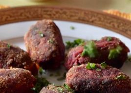 Beets Peas and Carrots Croquettes