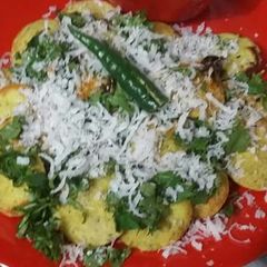 A picture of Sprouts dhokla.