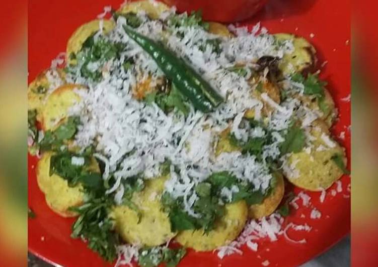 Simple Way to Make Ultimate Sprouts dhokla