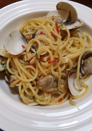 Foto resep 30. Spaghetti aglio e olio with Clam