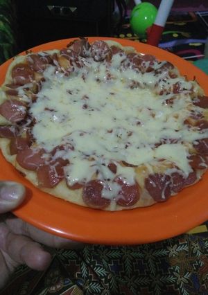 Foto resep Pizza Teflon Lembut (Takaran Simple)