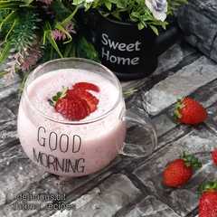 بودنج الشيا بالفراولة 🍓-レシピのメイン写真