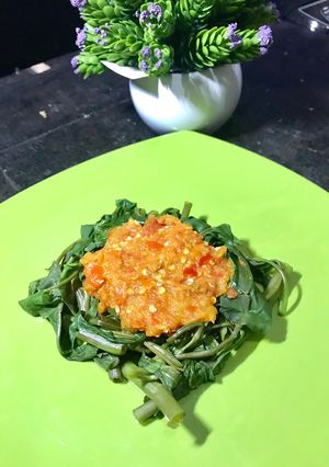 Foto resep Plecing Kangkung Khas Lombok NTB