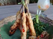 Gambar sate lilit daging serai