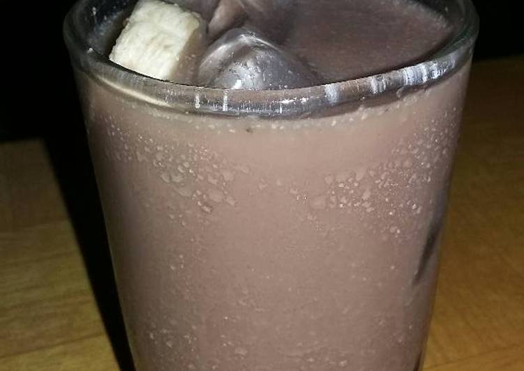 Oat Cokelat Pisang Smoothy