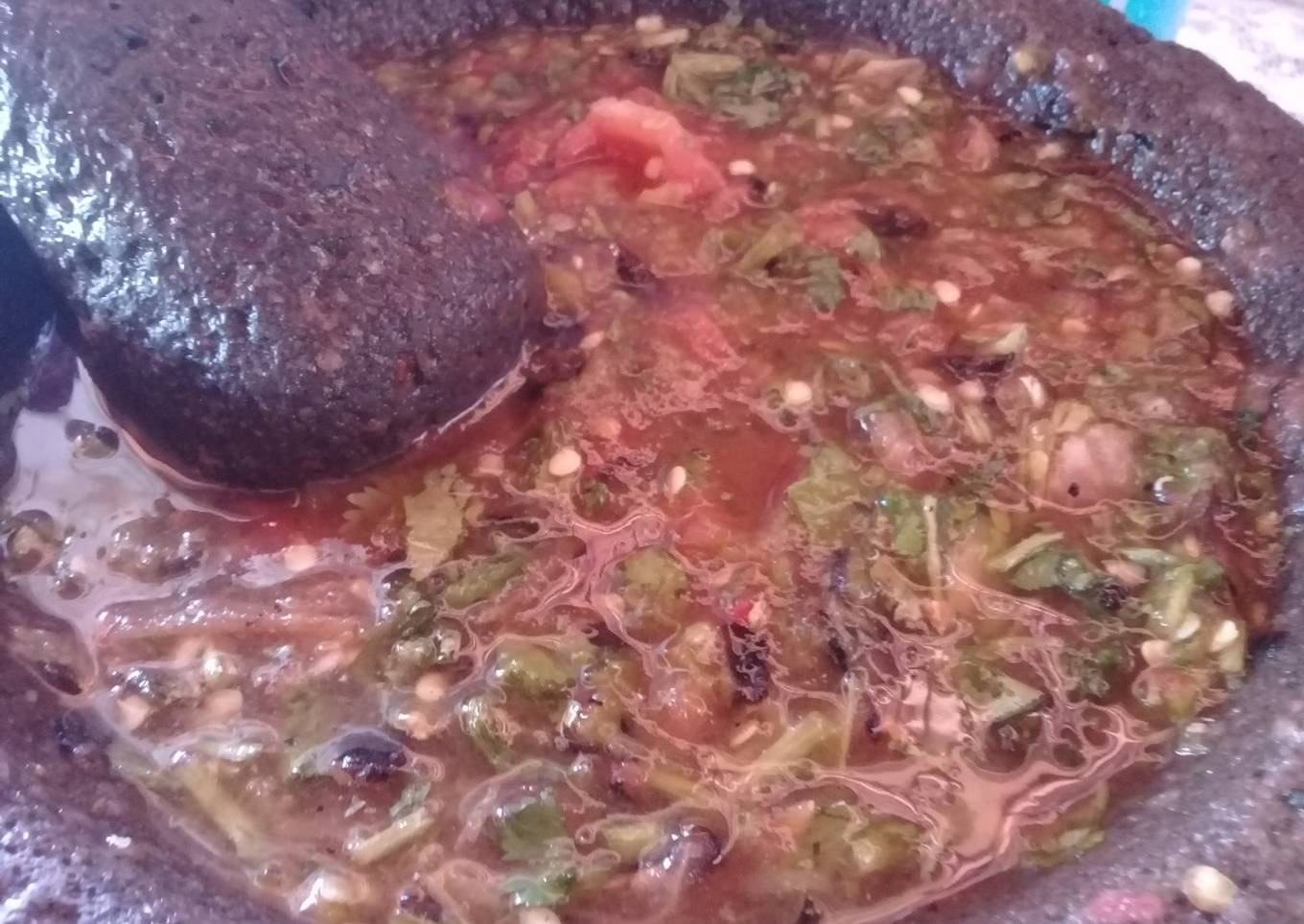 Salsa de molcajete