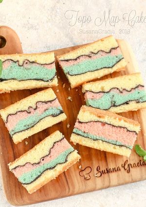 Foto resep Topo Map Love Cake or Cake Alunan Kasih