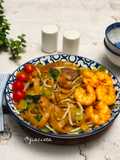 Kwetiau Goreng Udang dan Bakso