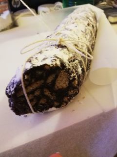 Foto di Salame di cioccolato al caffè