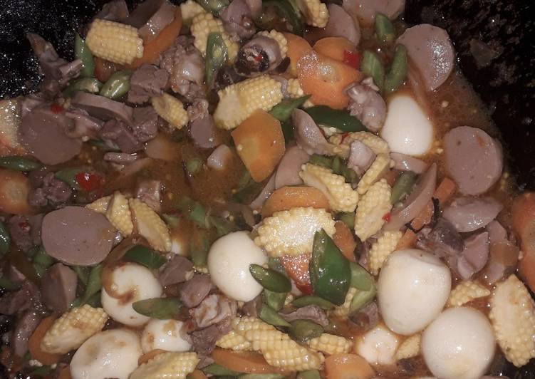 Bahan memasak Tumis Kumplit Lezat