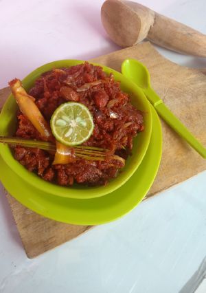 Foto resep Sambal bajak kacang tanah teri nasi
