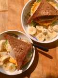 Eatclean - Bữa sáng - Sandwich ốp la + ham