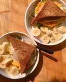 Eatclean - Bữa sáng - Sandwich ốp la + ham