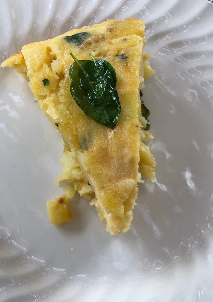 Una foto de Tortilla de Albahaca fresca