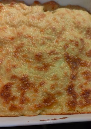 Une photo de Gratin de patates douces au lait de coco et curry
