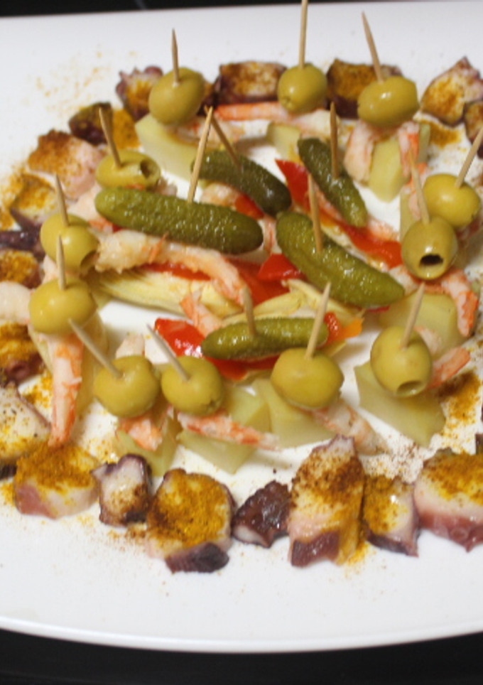 Una foto de Pulpo cocido con curry