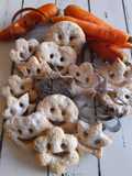 Simpatici biscottini a base di carote