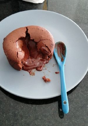 Una foto de Volcán, Coulant, Fondant de chocolate!😅