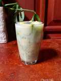 Es Susu Alpukat Melon Selasih