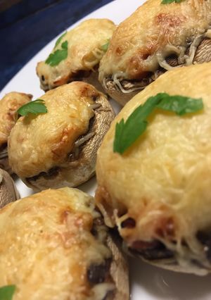 Töltött gombafejek recept fotója