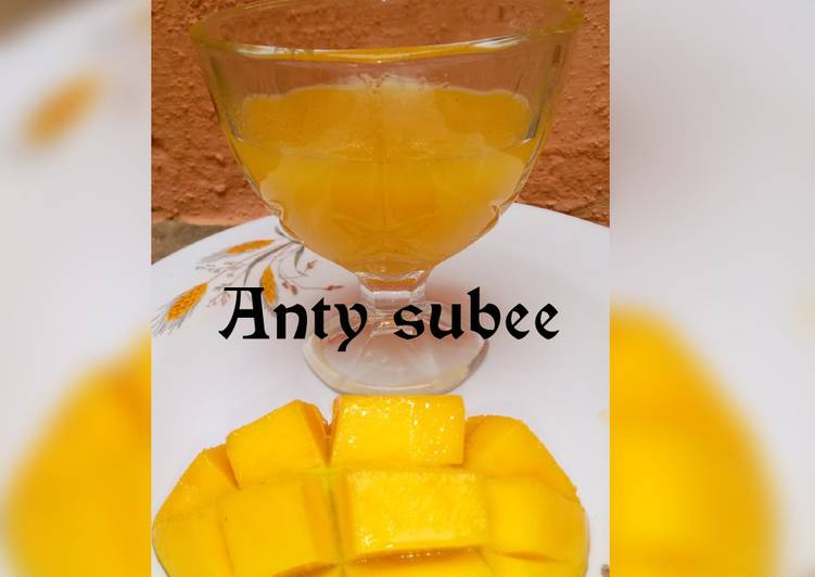Easiest Way to Prepare Homemade Mango juice