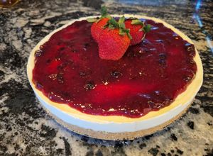 Una foto de Cheesecake sin horno!!