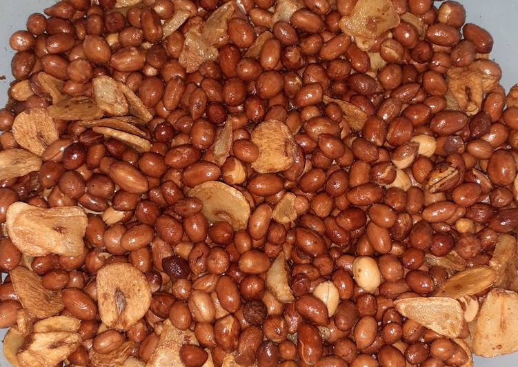 Kacang Bawang Kulit Ari Resep Mamak 🥜🧄