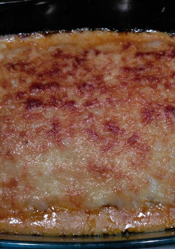 Una foto de Lasagna de verduras y atún