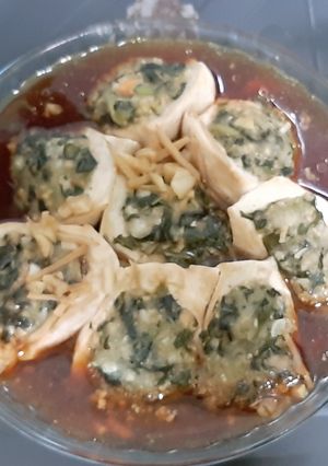 Foto resep Tahu Kukus Bayam
