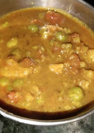 A picture of Aloo tamatar.