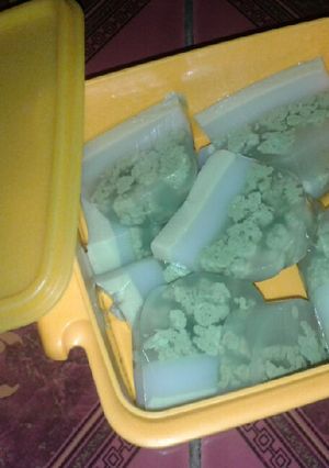 Foto resep Puding lapis Lumut
