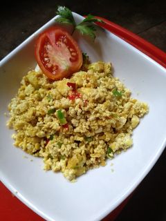 Foto resep Tahu telur bejek