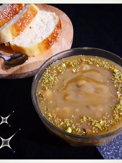 عکسی از دستور کاچی گردو و زعفران🥣