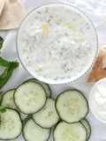 Salsa de pepino y yogurt