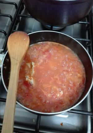 Una foto de Salsa rápida con pollo