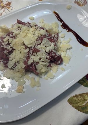 Foto principal de Carpaccio de solomillo con queso parmesano