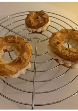 Une photo de Paris-Brest à la vanille