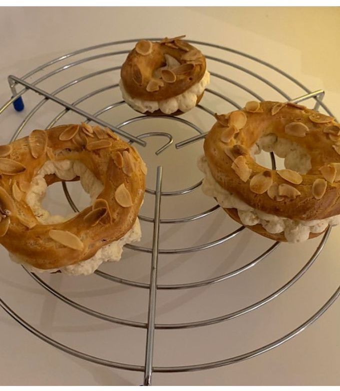 Une photo de Paris-Brest à la vanille