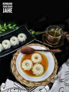 Foto resep Kembang Tahu Kuah Jahe