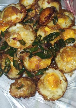 Foto resep Telur puyuh dadar lombok ijo