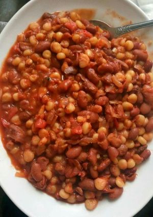 A picture of Stewed Githeri.