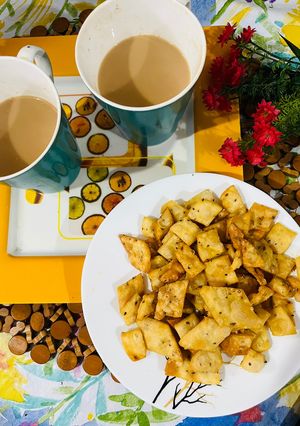 A picture of Shankarpali,Crispy mansoon snack with evening Tea in 15 minutes from Maida.