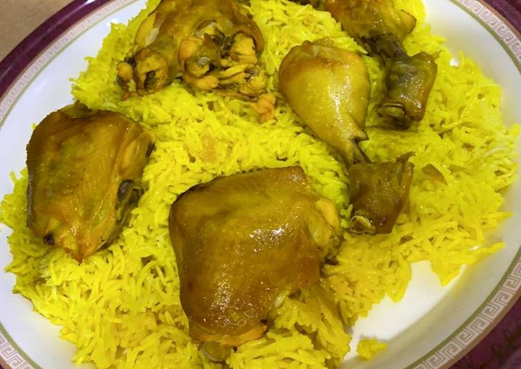 مندي دجاج بطريقة سهله