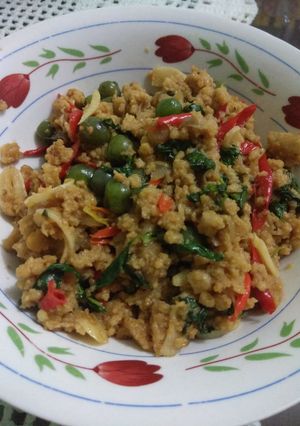 Foto resep Tumis Oncom Kemangi