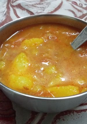 A picture of Tamatar aalu ki sabji.