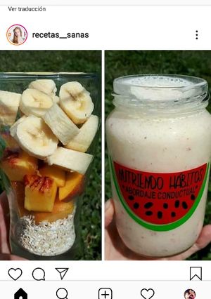 Una foto de Batido saludable