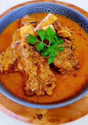 Gulai Bagar Iga Sapi (Beef Ribs Bagar Curry) Recipe by Kezia's Kitchen ...