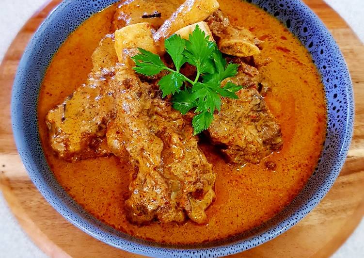 The BEST of GULAI BAGAR IGA SAPI (Beef Ribs Bagar Curry)