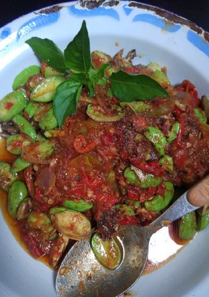 Foto resep Sambel Pete Ikan Asin