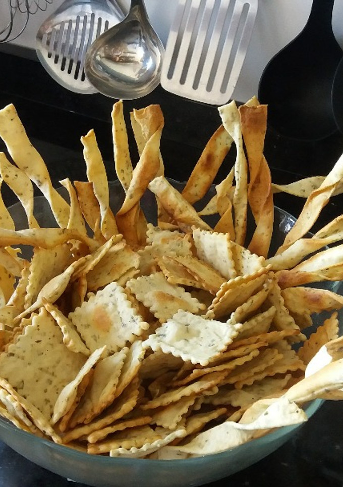 Una foto de Galletitas saborizadas saladas de aceite